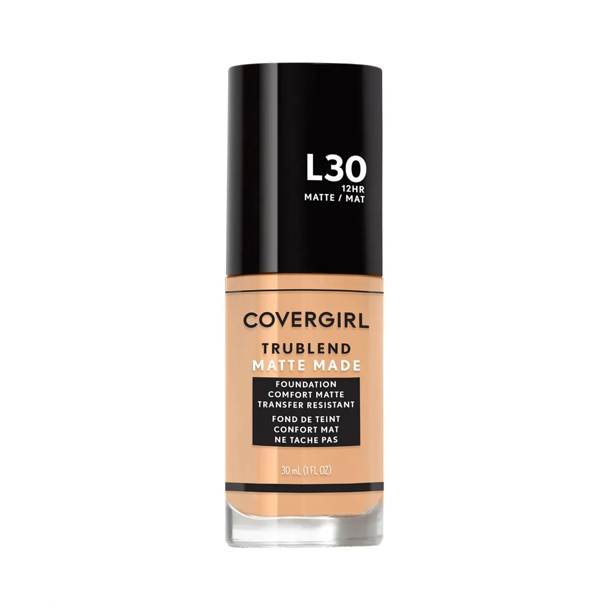 Covergirl Trublend Matte Made Liquid Foundation, L30 Golden Ivory | Long-Lasting Matte Finish (70-120 chars) - main product image