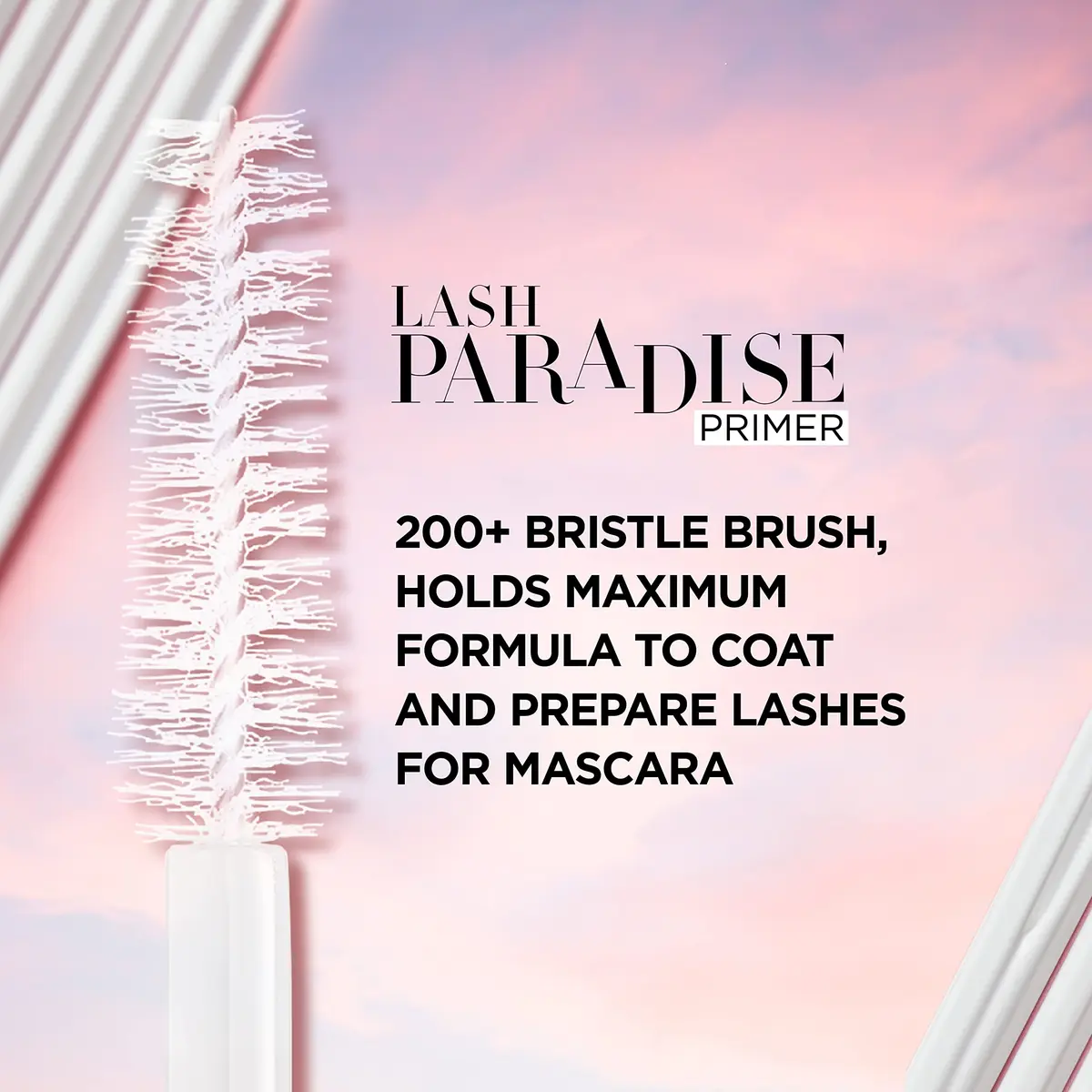 L'Oreal Paris Mascara Primer Base Soft White 0.27 Fl Oz | Enhances Mascara Wear & Volume - view 4