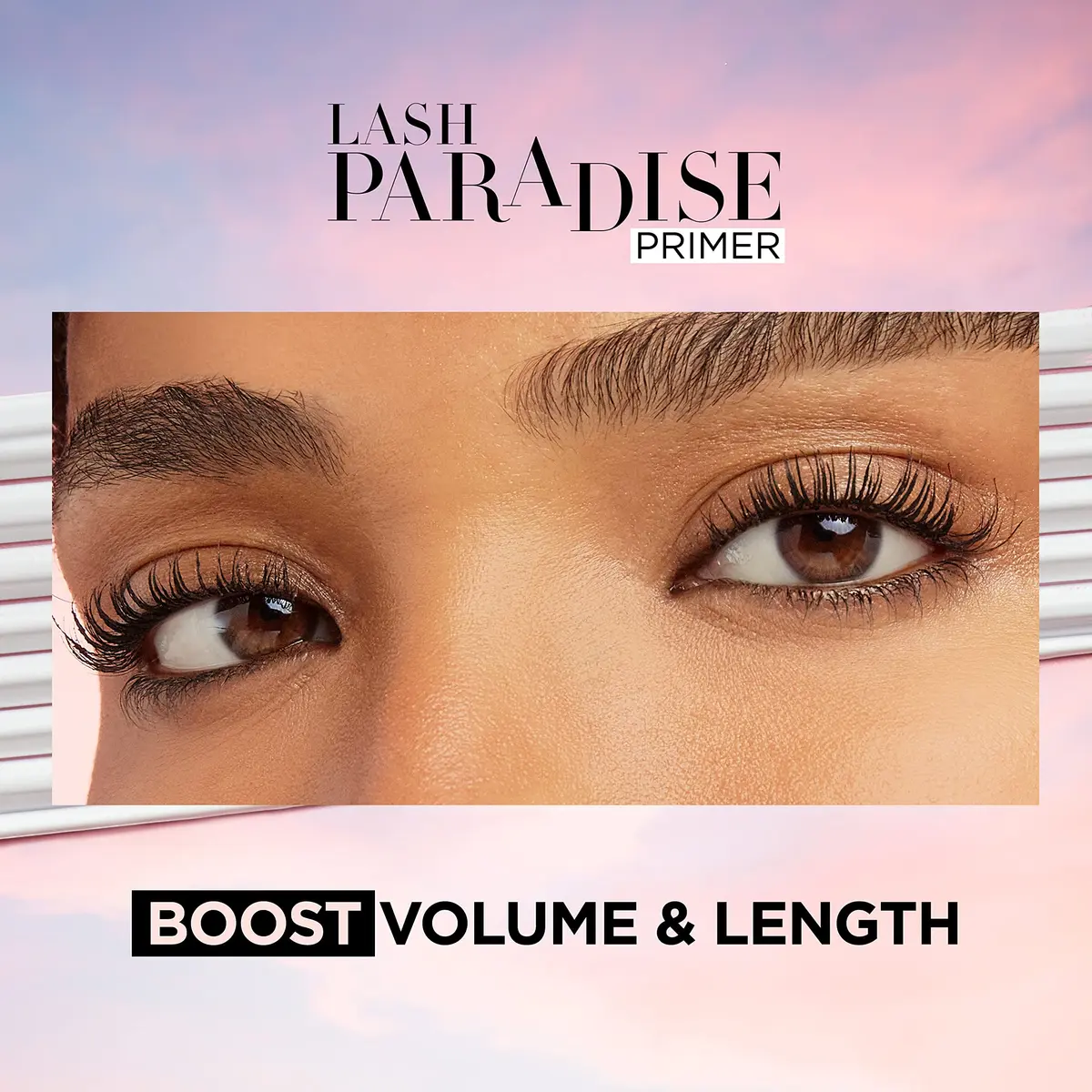 L'Oreal Paris Mascara Primer Base Soft White 0.27 Fl Oz | Enhances Mascara Wear & Volume - view 3