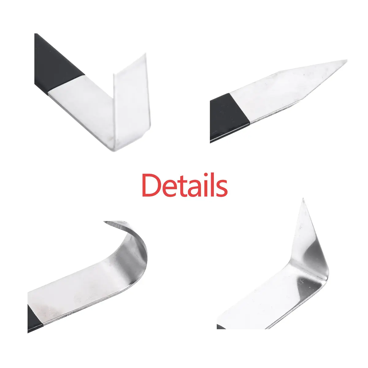 YaeTek 8 Pack Pottery Tools Stainless Steel | 8 Styles Carving Shaping Knives Craft Trimming Clay Sculpture Hand Tools Artist Ceramic Tools Set for Carving, Sculpting, Shaping, Modeling - view 3