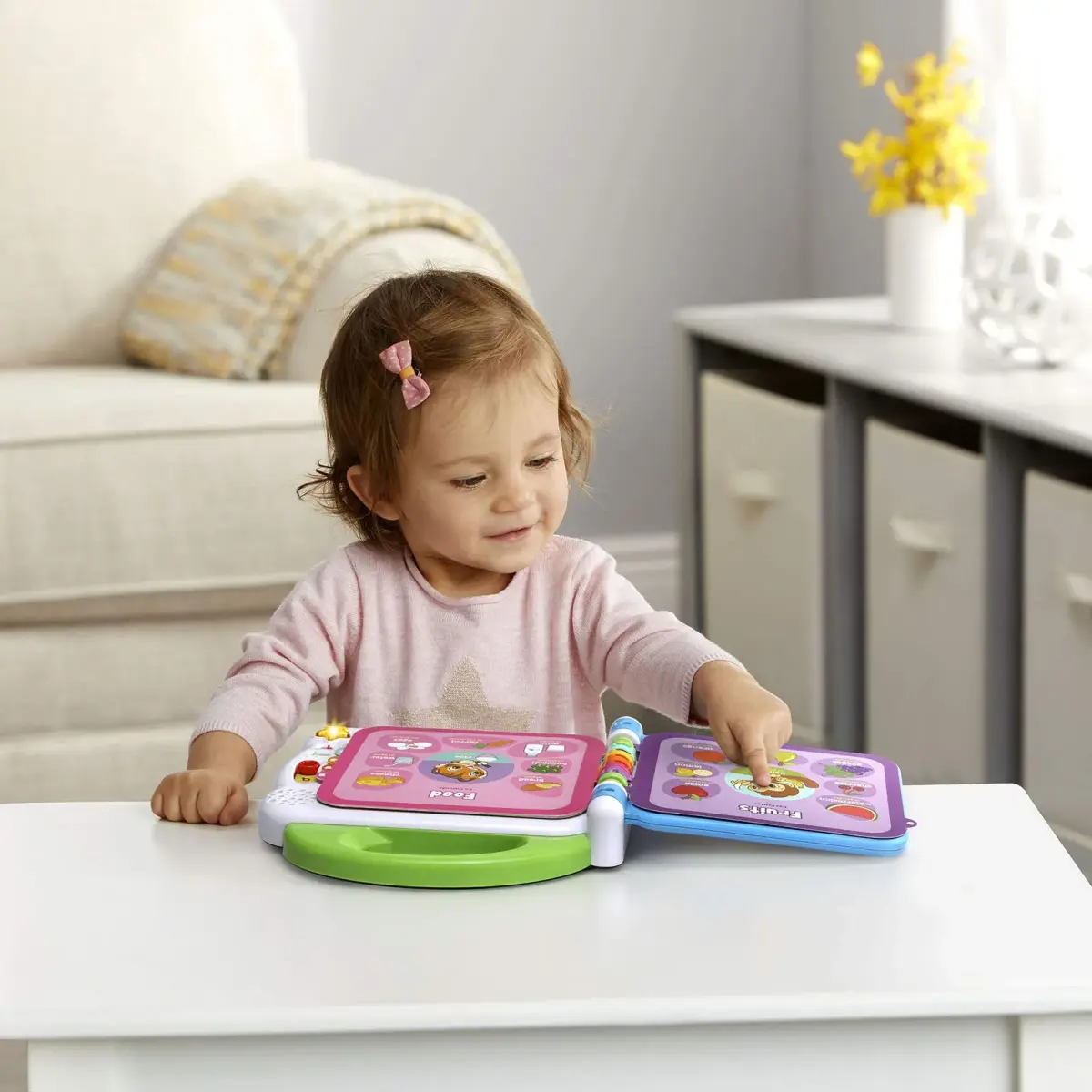 LeapFrog Learning Friends 100 Words Book - Green, 23.9cm x 23.4cm x 4.8cm | Bilingual Learning Toy - view 7