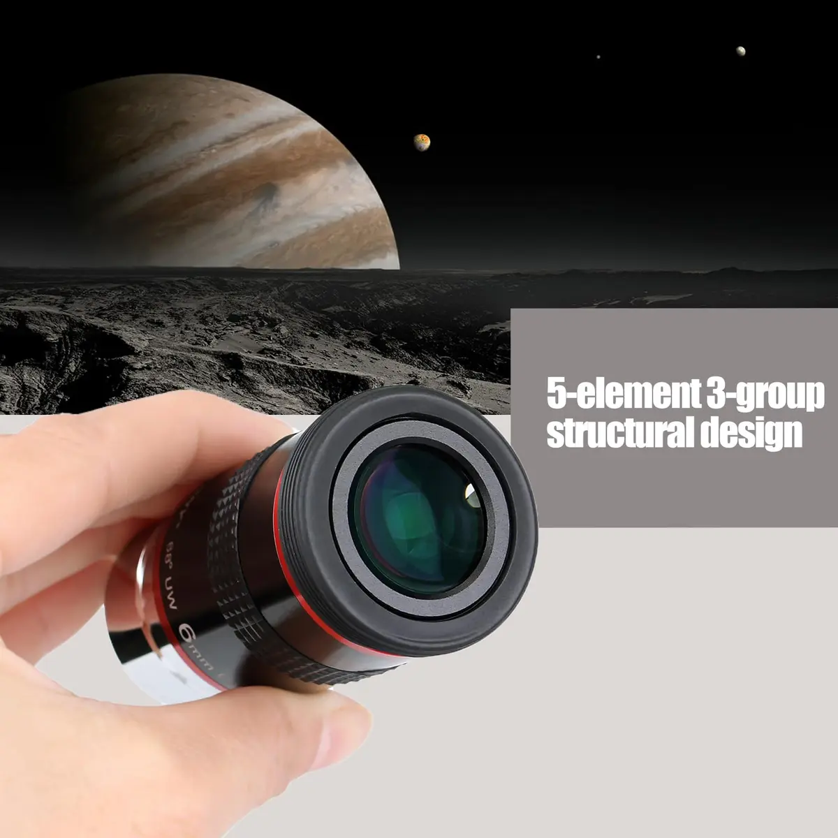 SVBONY 6mm Ultra Wide Angle Telescope Eyepiece | 68 Degree FOV, 1.25 Inch Barrel - view 8