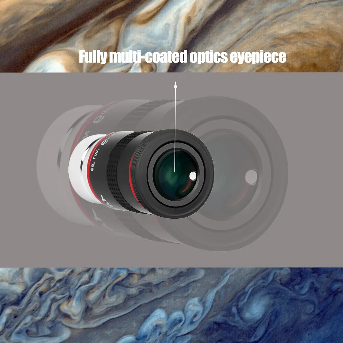 SVBONY 6mm Ultra Wide Angle Telescope Eyepiece | 68 Degree FOV, 1.25 Inch Barrel - view 3