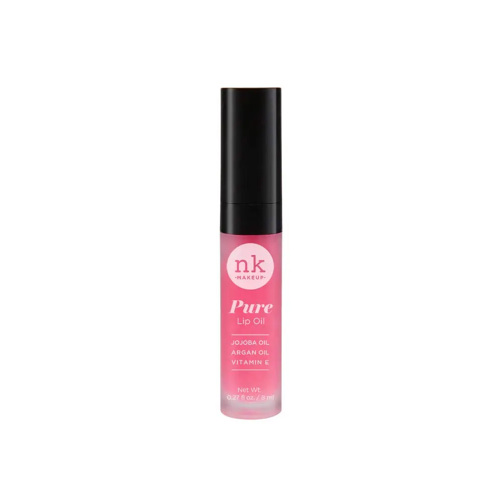 Nicka K New York Lip Oil Raspberry 0.27 Fl Oz | Moisturizing Satin Finish, Nourishing with Vitamin E - main product image