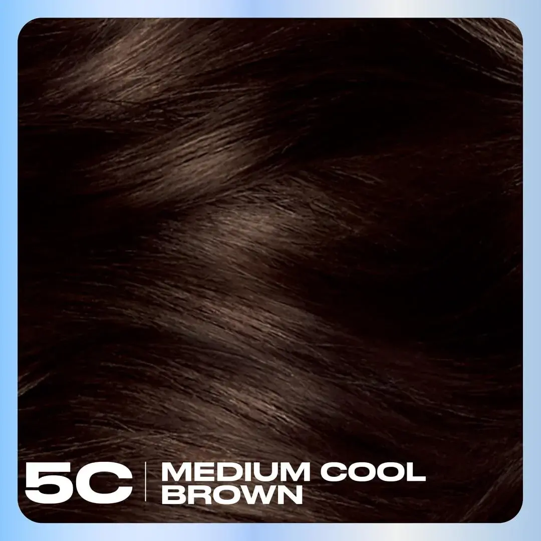 Clairol Nice'n Easy Permanent Hair Dye 5C Medium Cool Brown, 6.26 Fl Oz (Pack of 1) - view 3