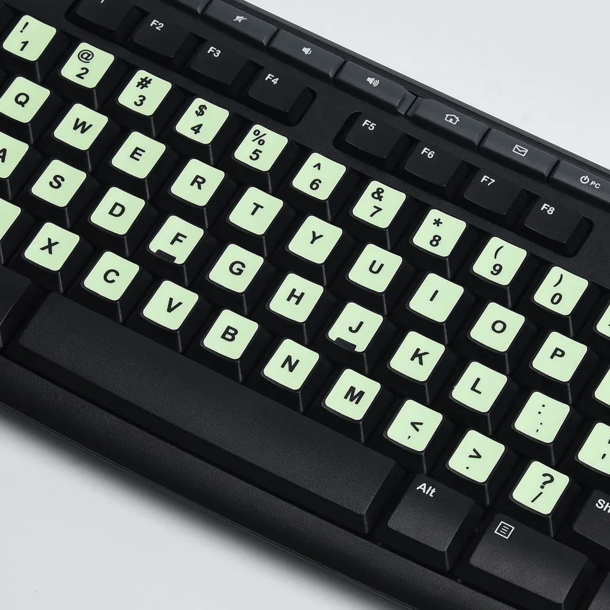 CaseBuy 2PCS Pack Universal English Keyboard Stickers Glow in The Dark | Luminous PVC for Laptops - view 5