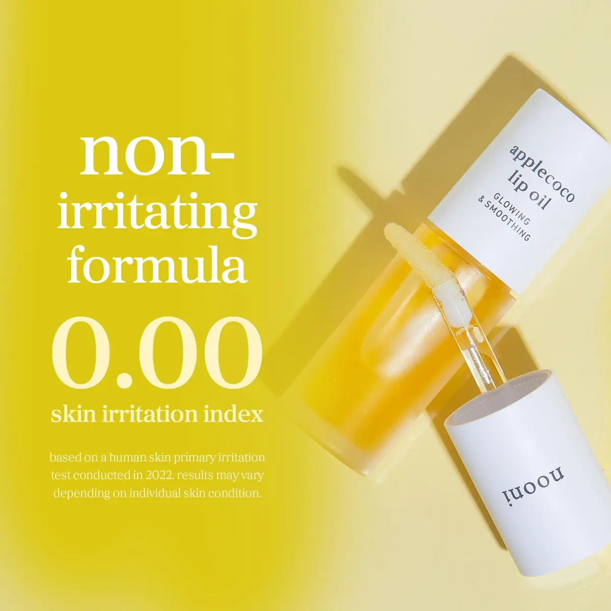 NOONI Applecoco Korean Lip Oil 0.12 Fl Oz (3.55 ml) | Hydrating Tinted Lip Gloss with Natural Plumping Effect - view 4