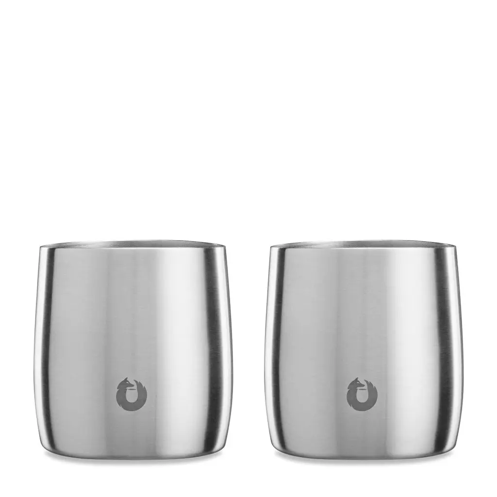 Snowfox Insulated Whiskey Glasses 11oz | Vacuum Stainless Steel for Cold Drinks - main product image
