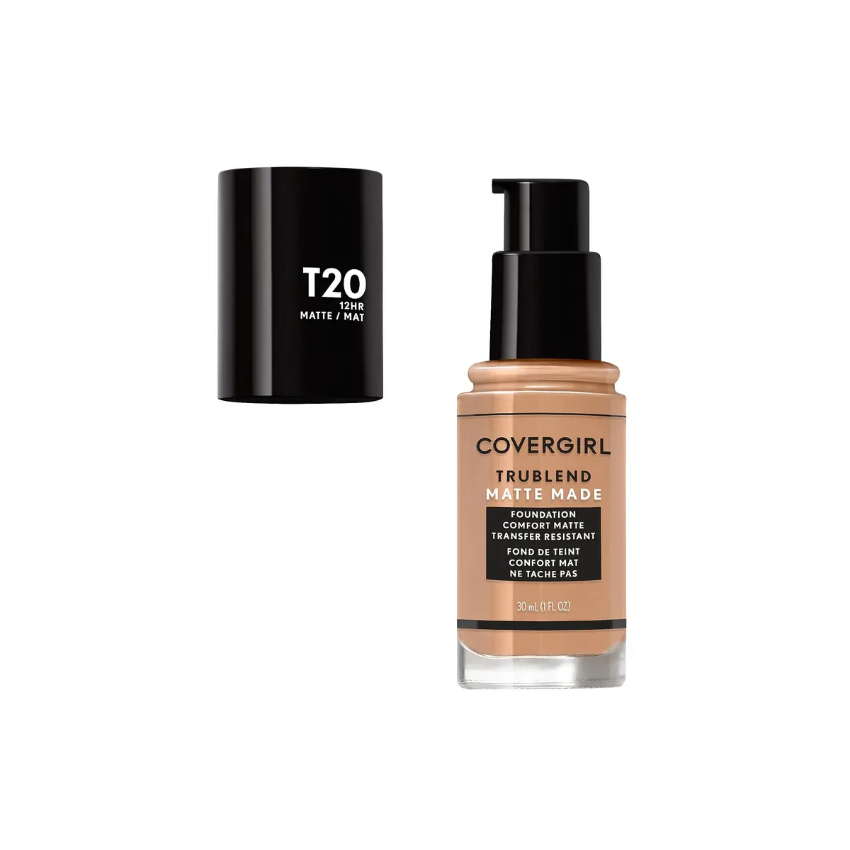 COVERGIRL TruBlend Matte Made Liquid Foundation, Soft Honey | Flawless Matte Finish, 30ml, Long-Lasting Oil Control - view 2