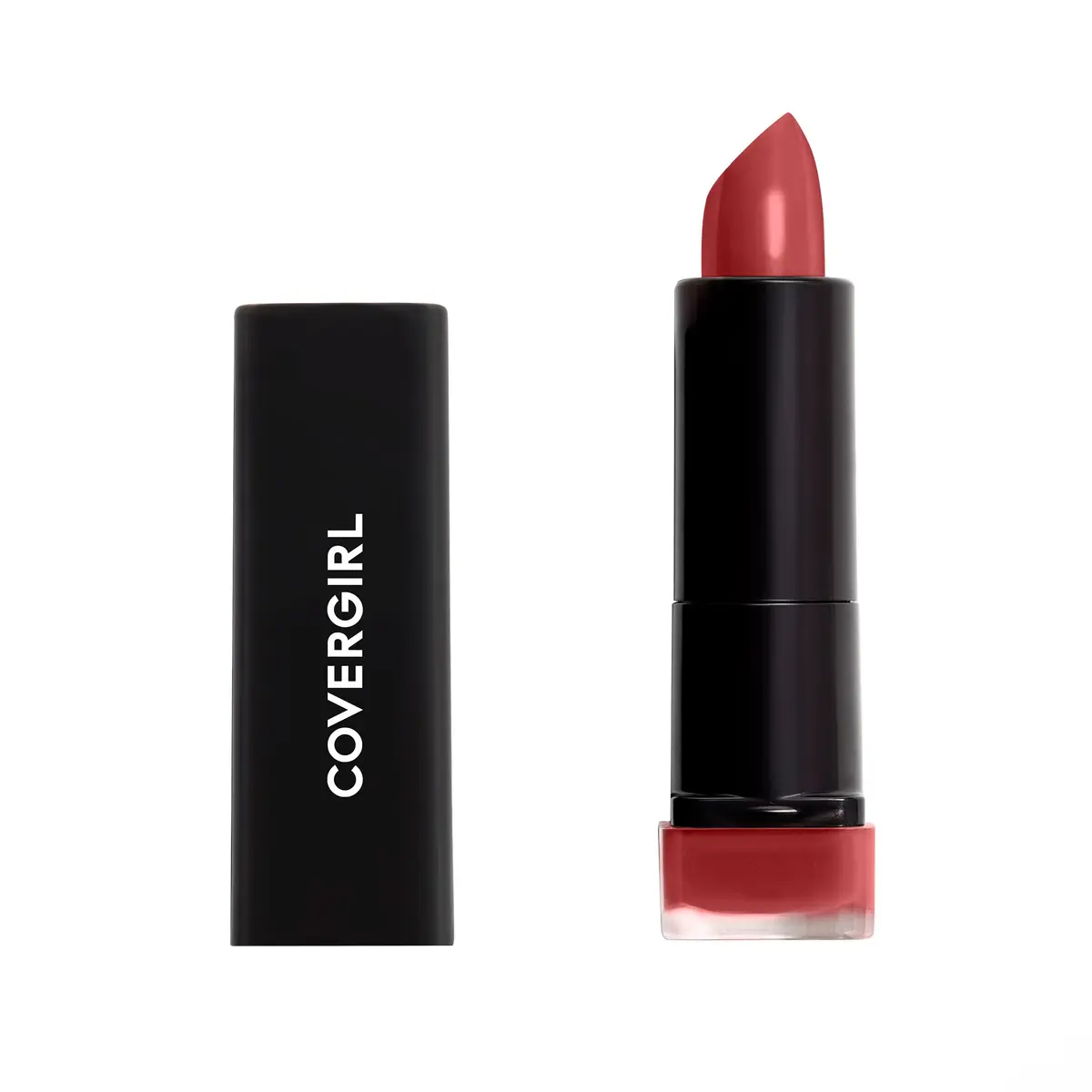 COVERGIRL Exhibitionist Lipstick Demi-Matte Worthy 450 | Rich Sheer Color with Demi-Matte Finish - main product image
