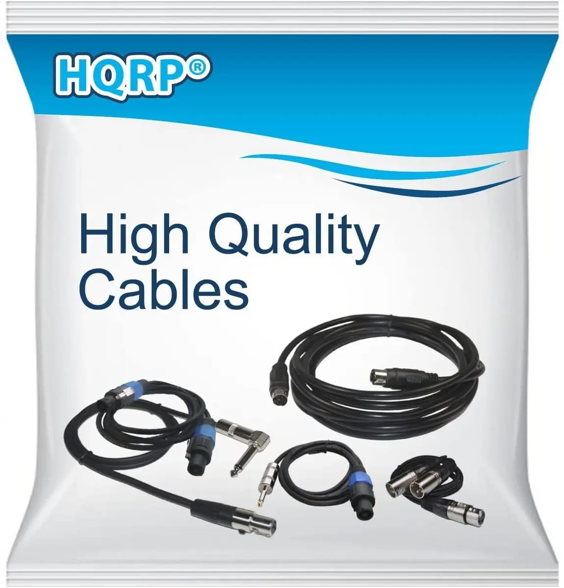 HQRP 9-pin Mini-DIN Male to 9-pin Mini-DIN Male Audio Input Cable | 9ft Length, Black - view 8