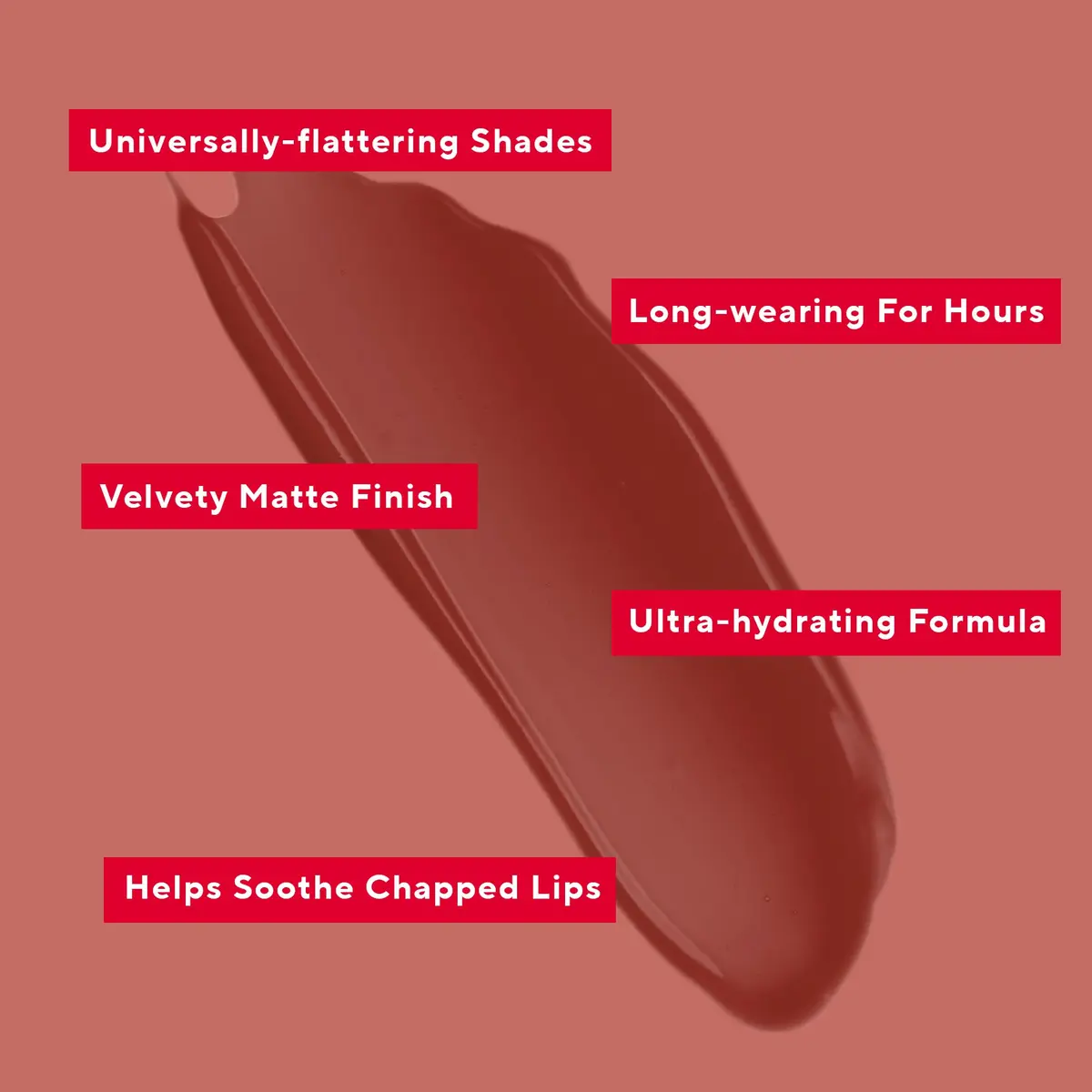Mirabella Luxe Advanced Formula Matte Lip Gloss 1 Count | Long-Wear, Full-Coverage Liquid Lipstick for Women - view 2
