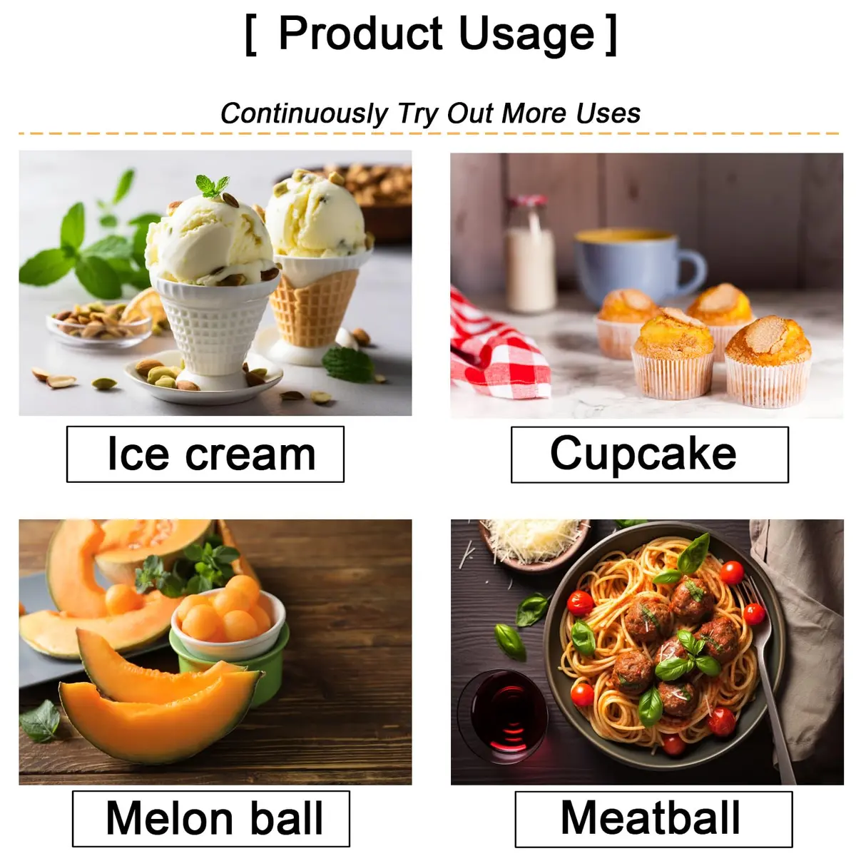 Saebye Cookie Scoop Size 24 2 Inch | Food Grade Stainless Steel Kitchen Tool - view 8