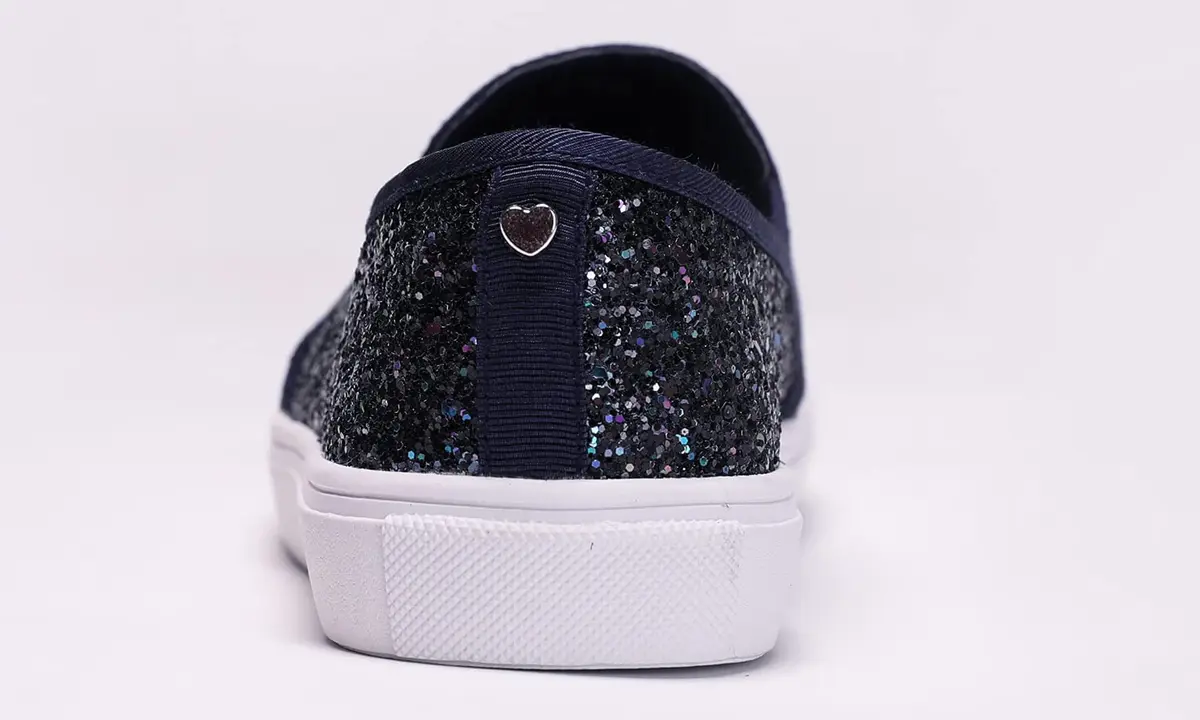 FEVERSOLE Women's Fashion Slip-On Sneakers Navy Size 6 | Trendy & Comfortable Flat Loafers - view 6
