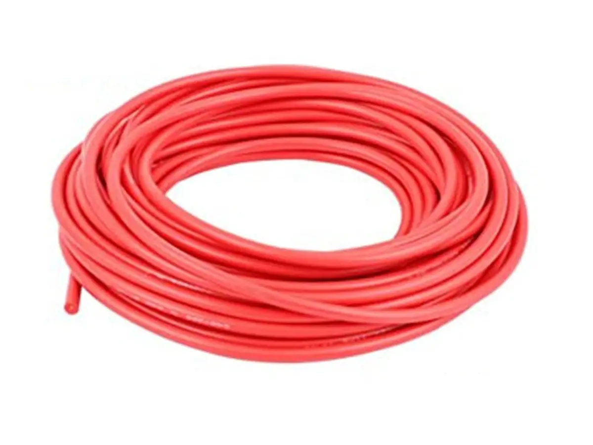 XJSXZC 22AWG 40KV Flexible Silicone Copper Wire Cable 10M (32.8Ft) | High Voltage, Red - view 4