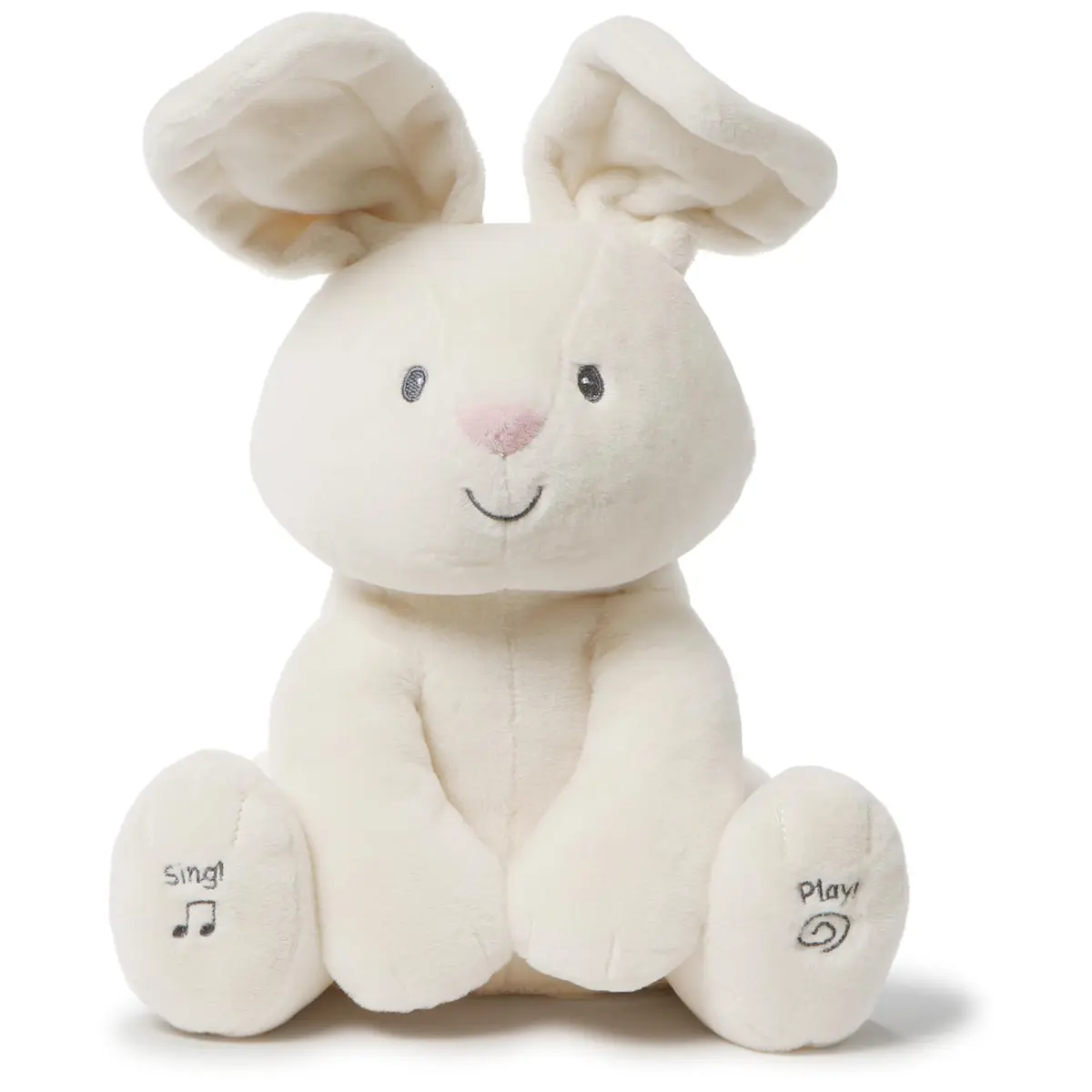 GUND Baby Flora Bunny 12-Inch Interactive Plush Toy | Musical, Animated, Soft for Babies 0+ - main product image