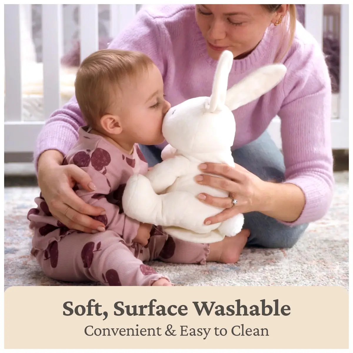 GUND Baby Flora Bunny 12-Inch Interactive Plush Toy | Musical, Animated, Soft for Babies 0+ - view 5