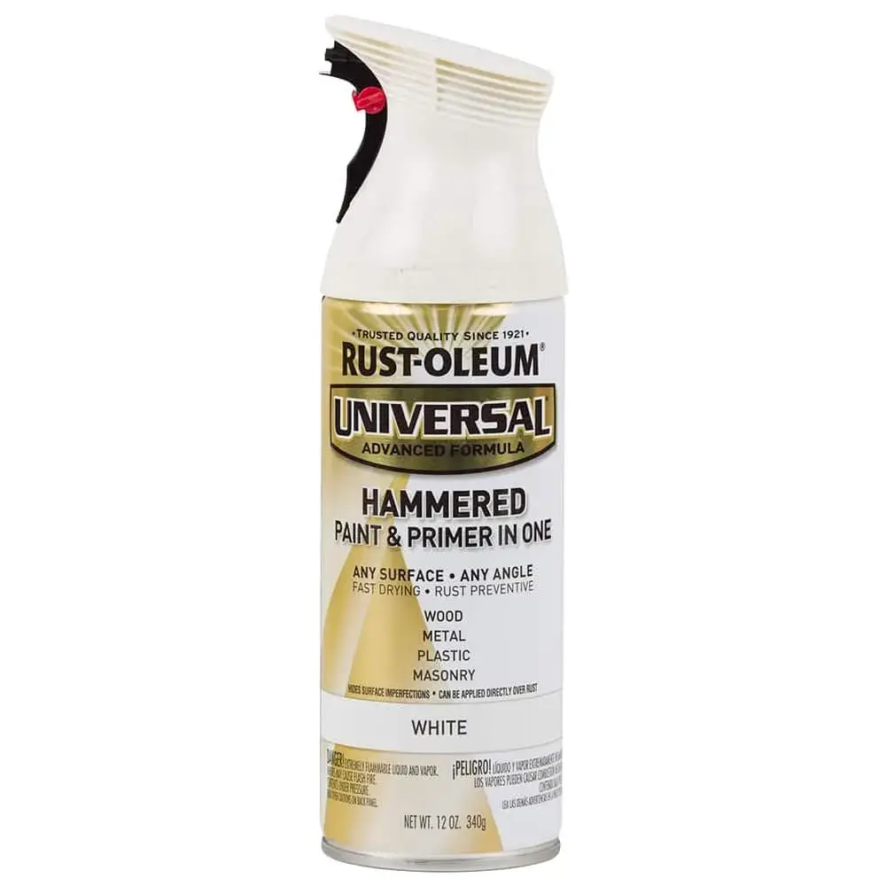 Rust-Oleum Universal Hammered White Spray Paint - 12 oz (Pack of 6) - main product image