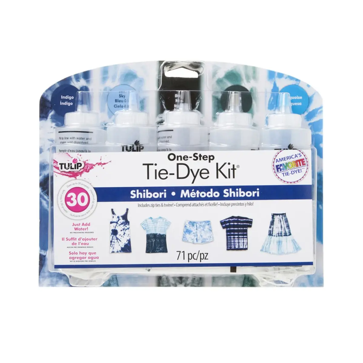 Tulip One-Step Tie-Dye Kit Shibori Fabric Dye Kit 156 g (5.5 oz) | Create Vibrant Colors on Natural Fibers - main product image