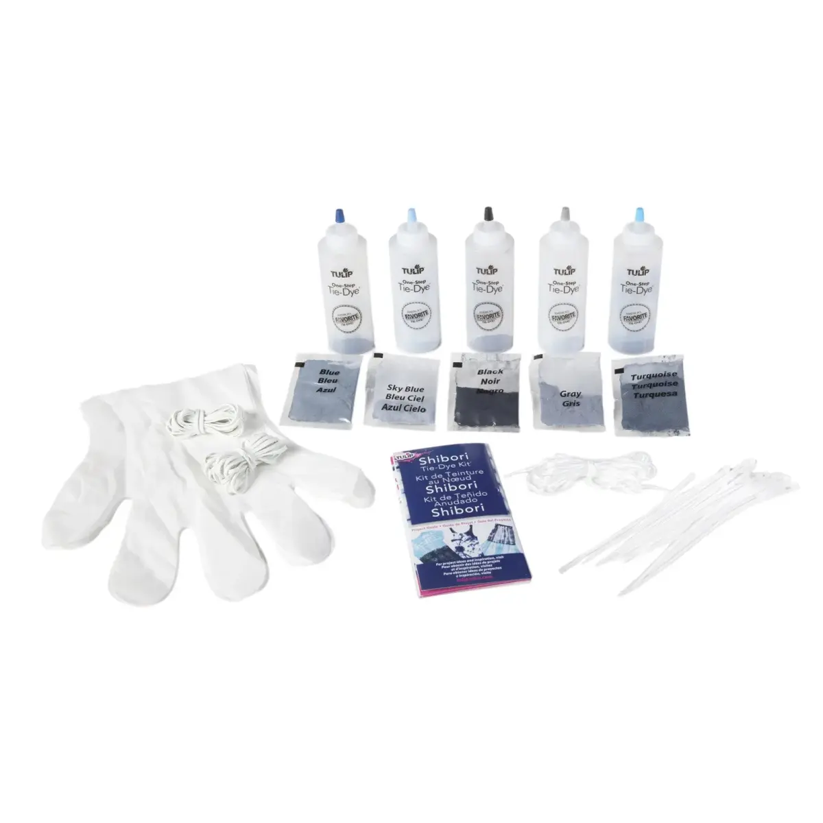 Tulip One-Step Tie-Dye Kit Shibori Fabric Dye Kit 156 g (5.5 oz) | Create Vibrant Colors on Natural Fibers - view 2
