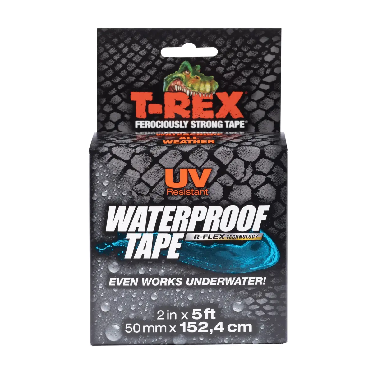 T-REX Heavy Duty Waterproof Repair Tape 5 ft (1.52 m) Roll | Bonds Wet, Rough, Dirty Surfaces - main product image