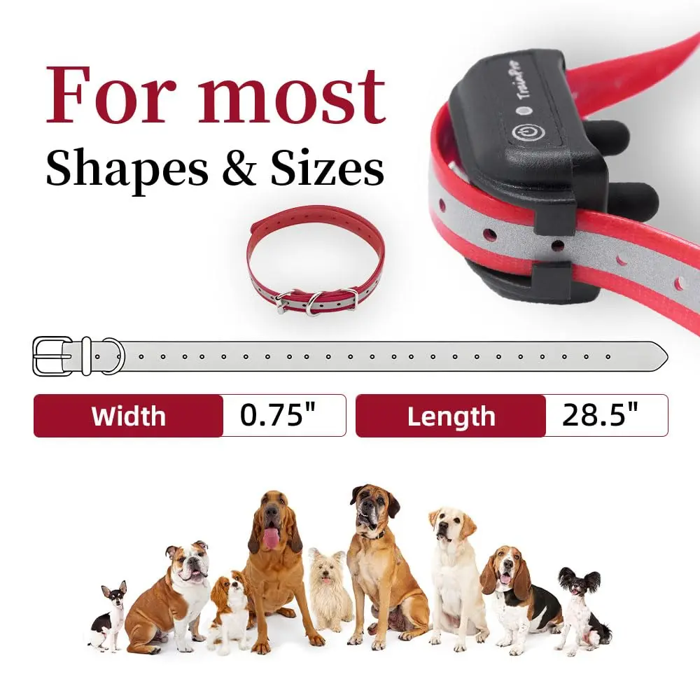 TrainPro Waterproof TPU Replacement Collar Strap for Dog Training Collars, 27.5 in (70 cm) | Universal Fit for Bark, Shock, E-Collars & Fences - view 4