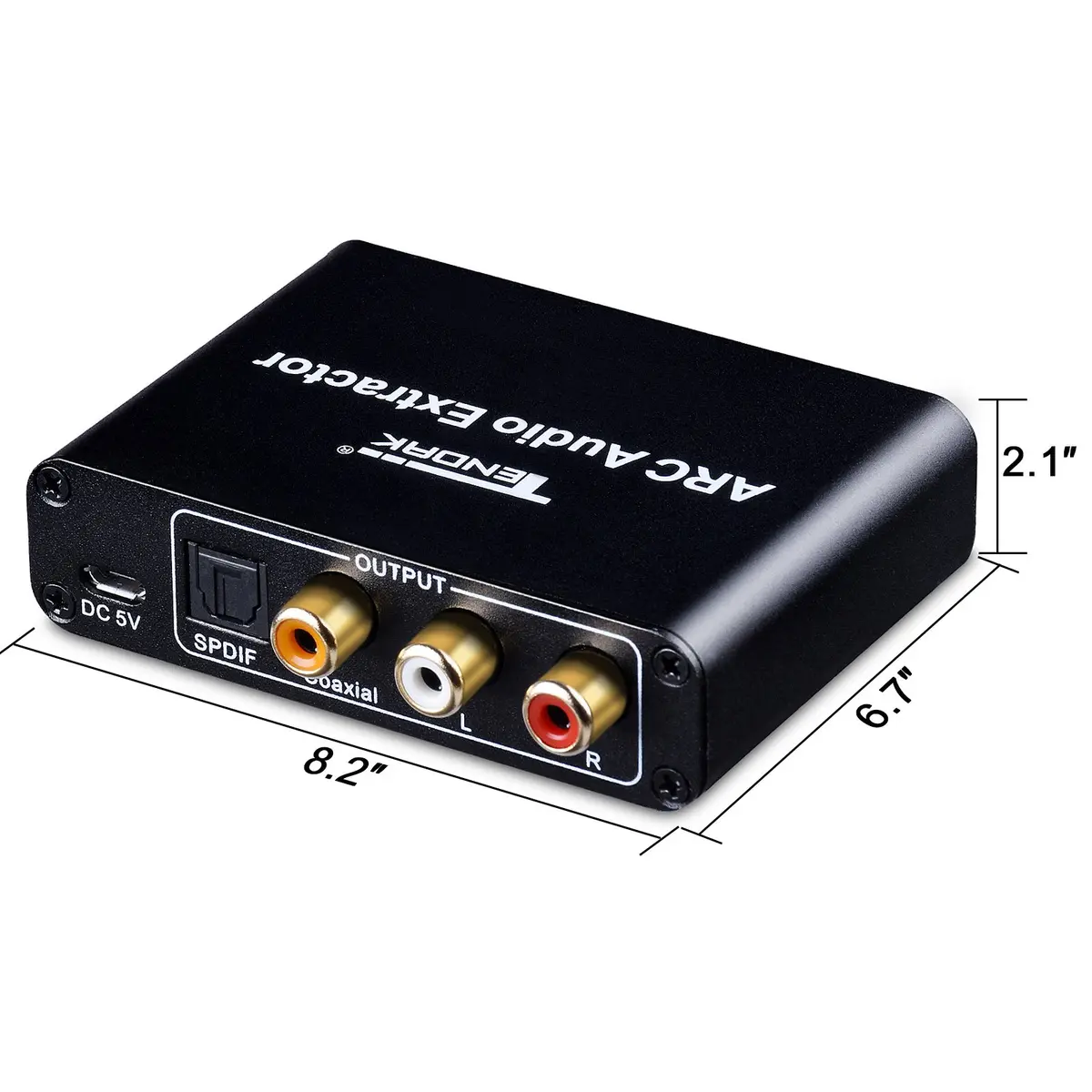 Tendak HDMI ARC Audio Extractor for HDTV Soundbar Speaker Amplifier | 192KHz PCM Support - view 2