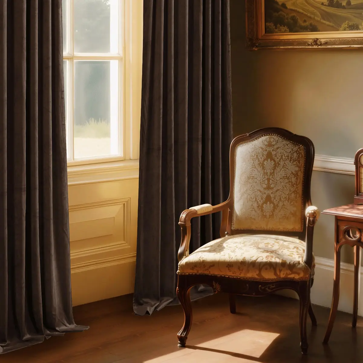 StangH Blackout Velvet Curtains 96 inches | Luxurious 300 GSM, Thermal Insulation, Privacy & UV Protection - view 7