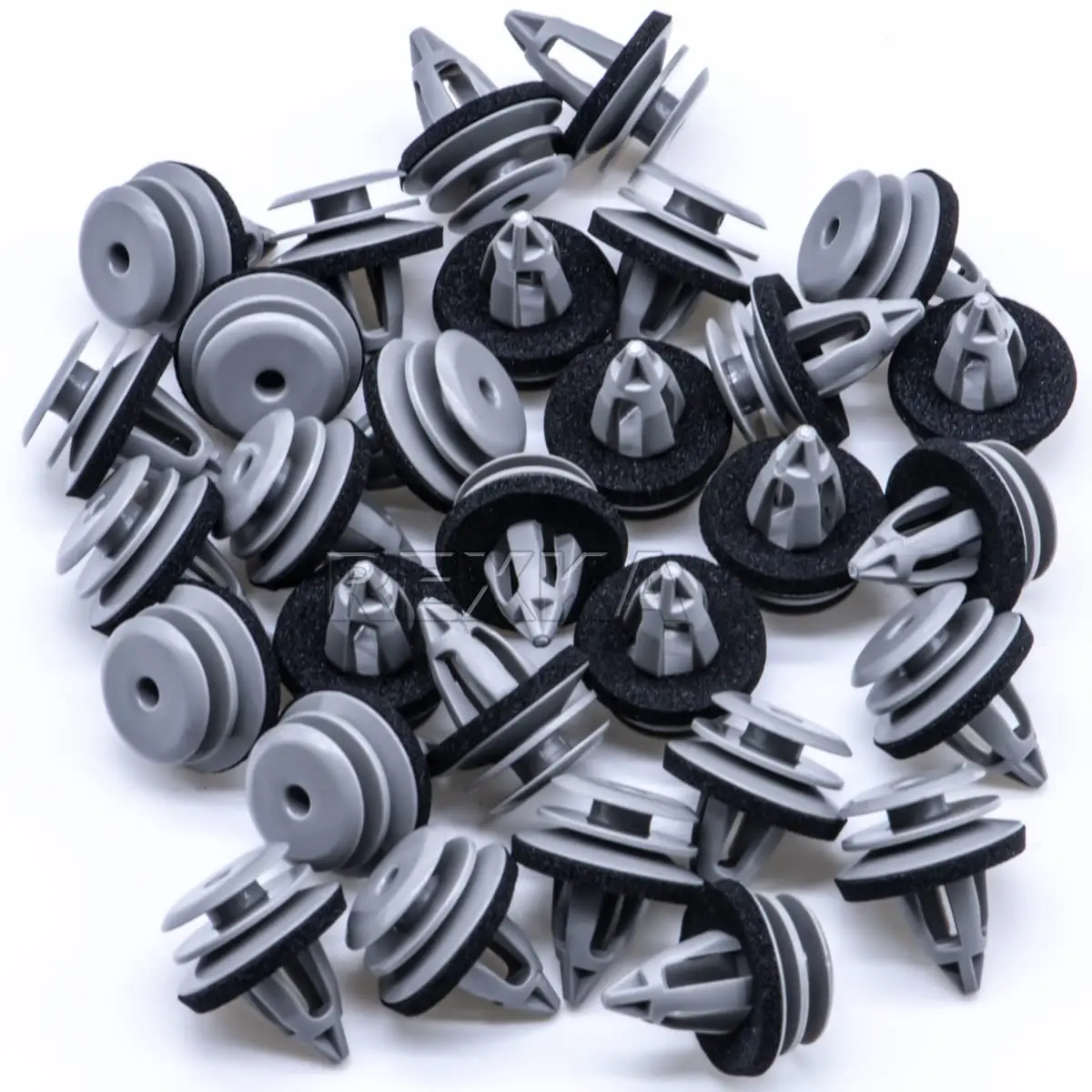 Rexka 30pcs Gray Door Trim Panel Retainer Clips Rivet Compatible with BMW 51418224781 51410407983 51430141025 | OEM-Quality Fasteners - view 2