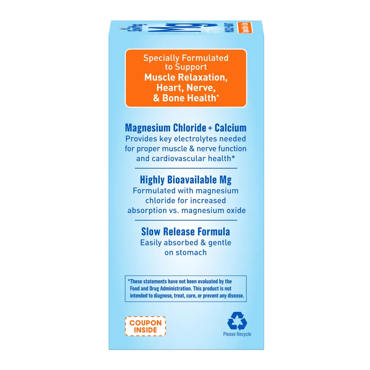 Slow-Mag Magnesium & Calcium Supplement 120 Tablets | Supports Muscle, Heart & Bone Health with High Absorption - view 8