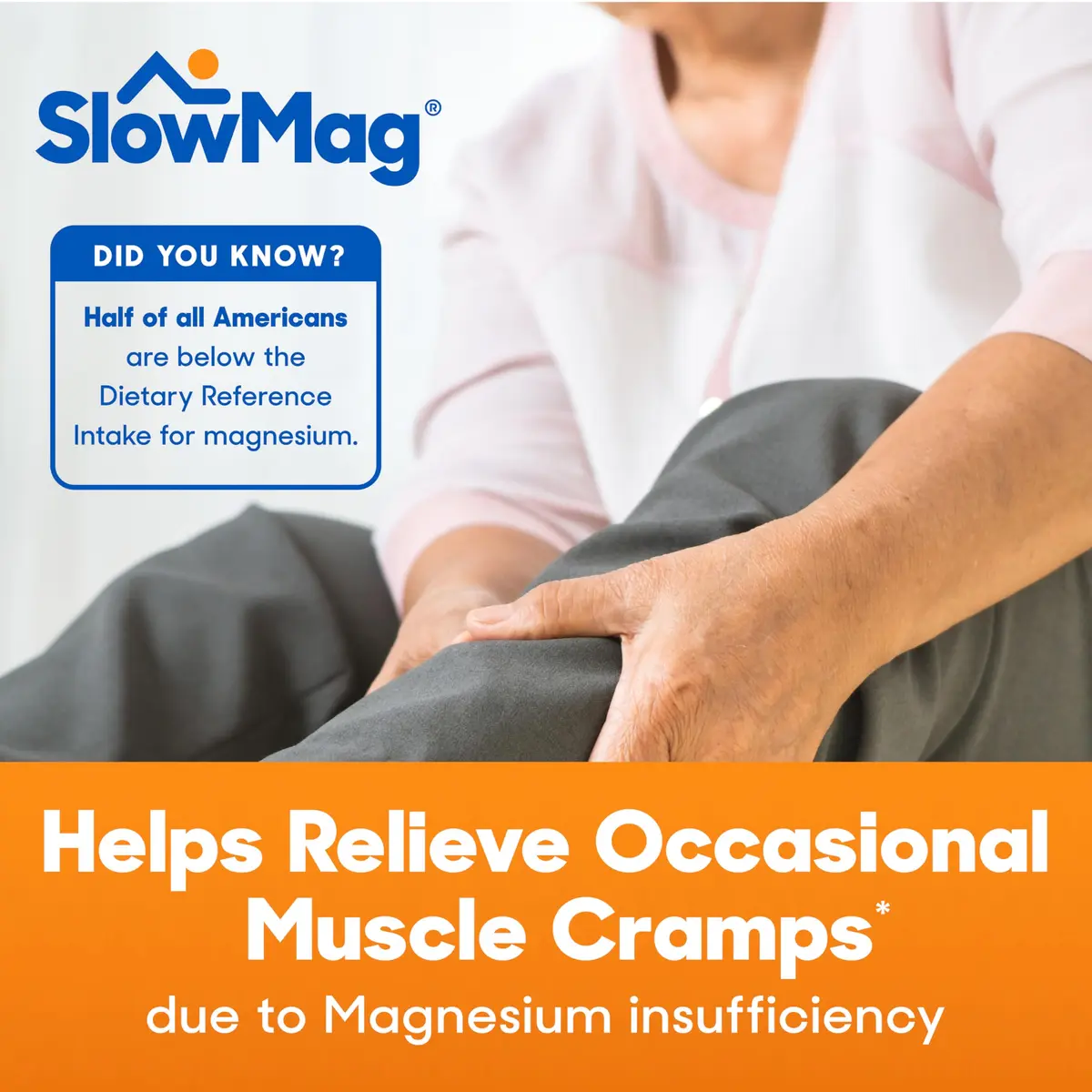 Slow-Mag Magnesium & Calcium Supplement 120 Tablets | Supports Muscle, Heart & Bone Health with High Absorption - view 4