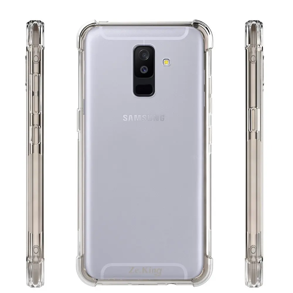 Zeking Crystal Clear TPU Case for Samsung Galaxy A6 (2018) - 1.5mm Thick | Protects Screen & Buttons - view 6