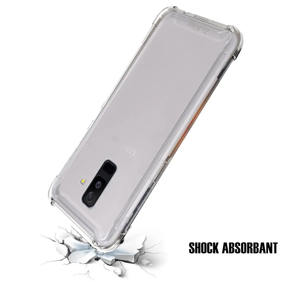 Zeking Crystal Clear TPU Case for Samsung Galaxy A6 (2018) - 1.5mm Thick | Protects Screen & Buttons - view 7