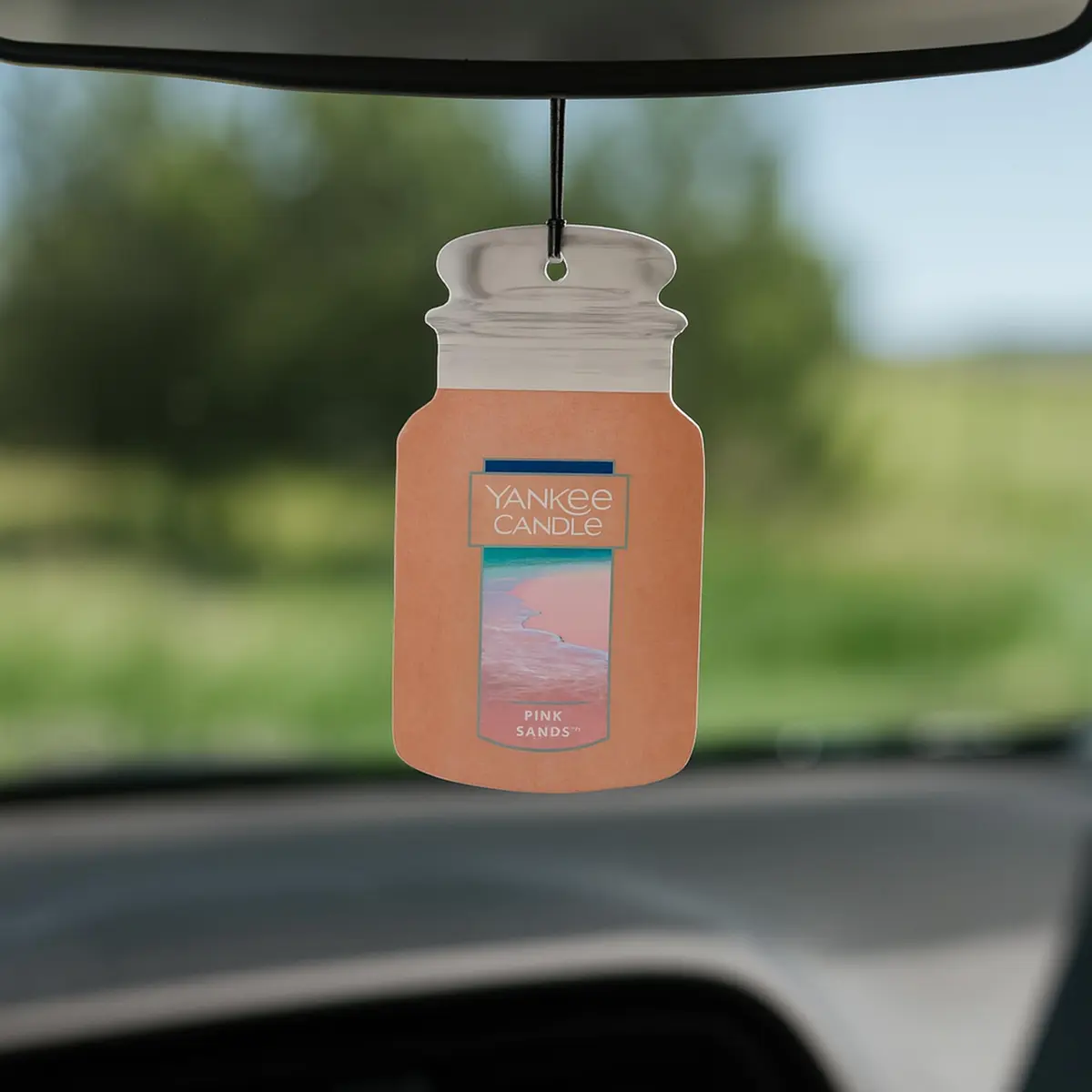Yankee Candle Pink Sands Paper Car Jar Air Freshener, Pack of 2 | Exotic Island Escape Fragrance - view 4