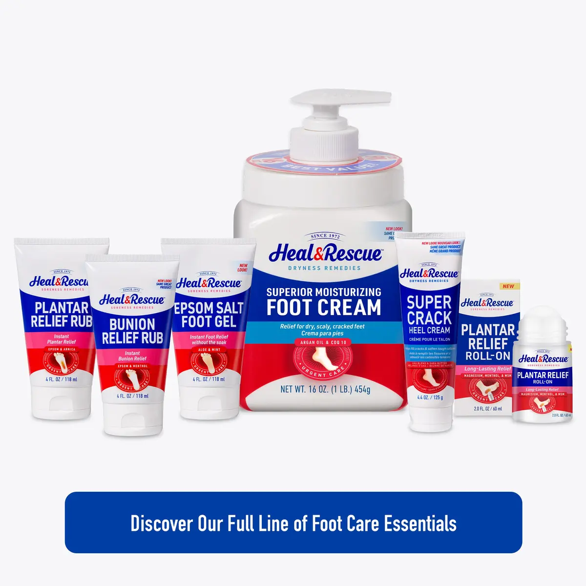 Heal&Rescue Heel Rescue Foot Cream 16oz 2 Pack Unscented | Deep Moisturizer for Dry, Cracked Feet - view 3