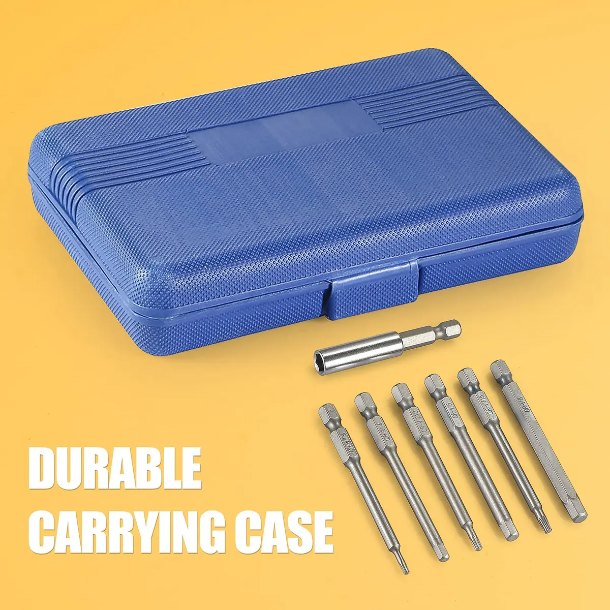 S SUNSBELL 50-Piece Security Bit Set with Magnetic Extension & Case | Alloy Steel, 3-Inch Bits for Electronics & Household Repair - view 3
