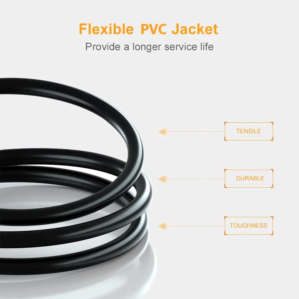 CableCreation 3ft XLR Male to Female Balanced Microphone Extension Cable | Locking Connectors, Double Shielding, Nickel Pins - view 3