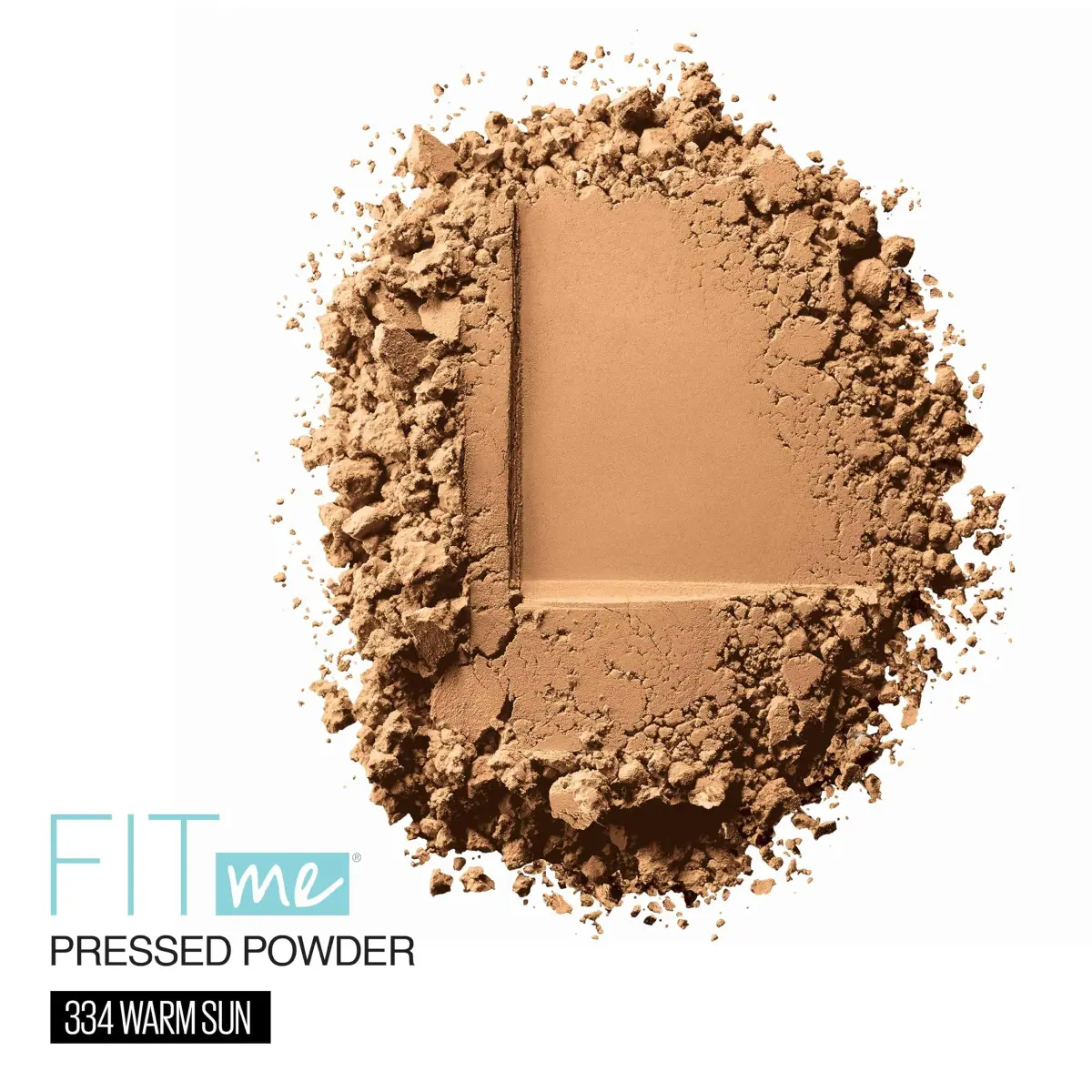 Maybelline Fit Me Matte + Poreless Pressed Powder - 334 Warm Sun | Controls Shine for Oily Skin, 8g - view 3