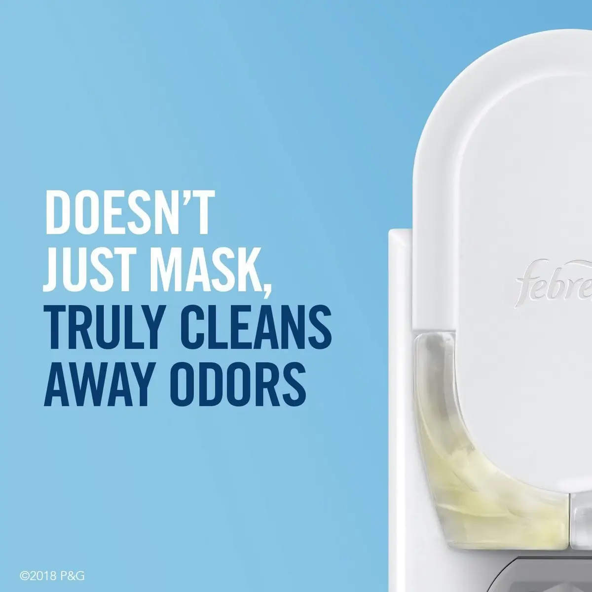 Febreze Fade Defy Plug Air Freshener Refill Gain Original Scent 0.87 fl oz (25.8 ml) | Lasts 50 Days - view 8