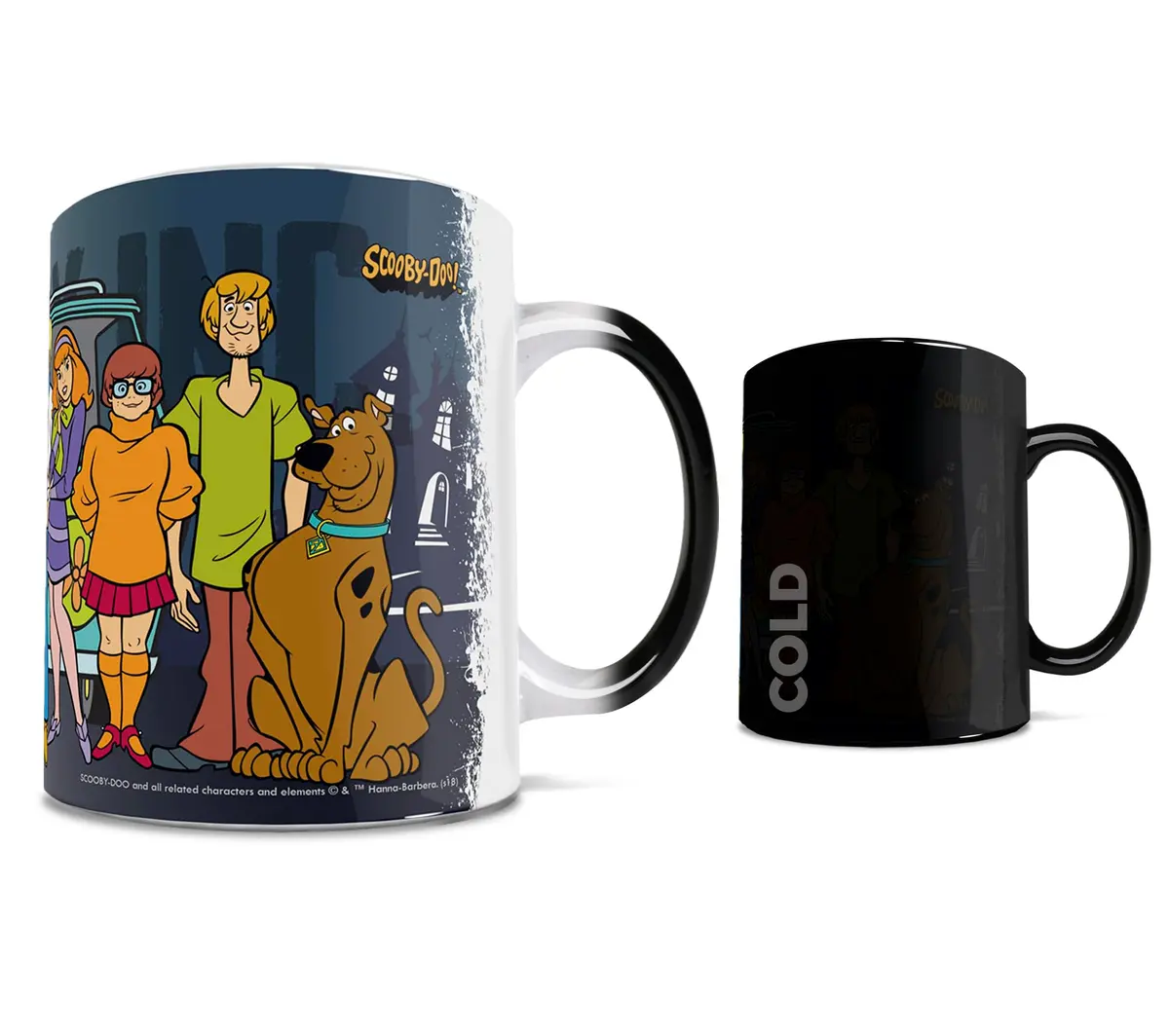Morphing Mugs Scooby Doo Mystery Inc Heat Changing Ceramic Mug 325ml (11 oz) | Officially Licensed Scooby Doo Fan Gift - main product image