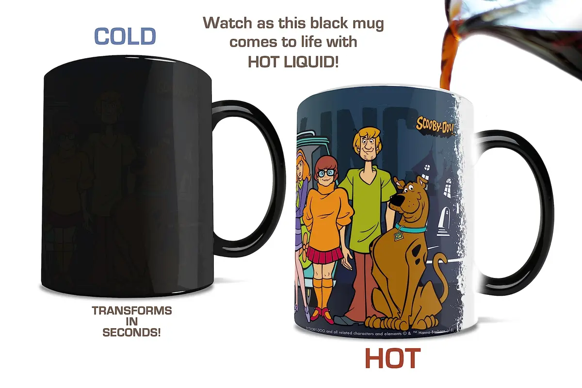 Morphing Mugs Scooby Doo Mystery Inc Heat Changing Ceramic Mug 325ml (11 oz) | Officially Licensed Scooby Doo Fan Gift - view 2