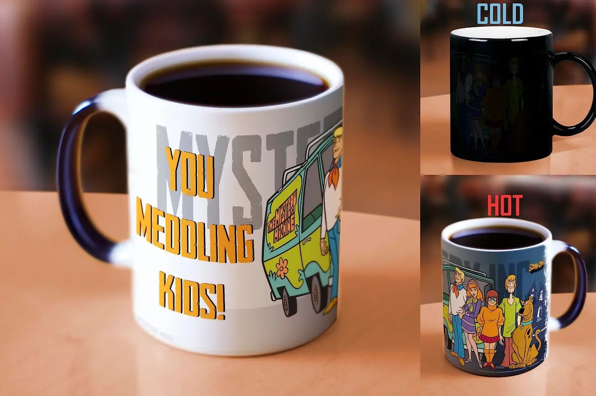 Morphing Mugs Scooby Doo Mystery Inc Heat Changing Ceramic Mug 325ml (11 oz) | Officially Licensed Scooby Doo Fan Gift - view 3