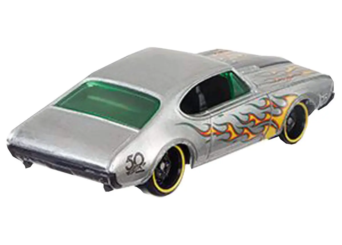 Hot Wheels Zamac '68 Olds 442 50th Anniversary 1:64 Scale | Collectors Edition Diecast Toy Car - view 3