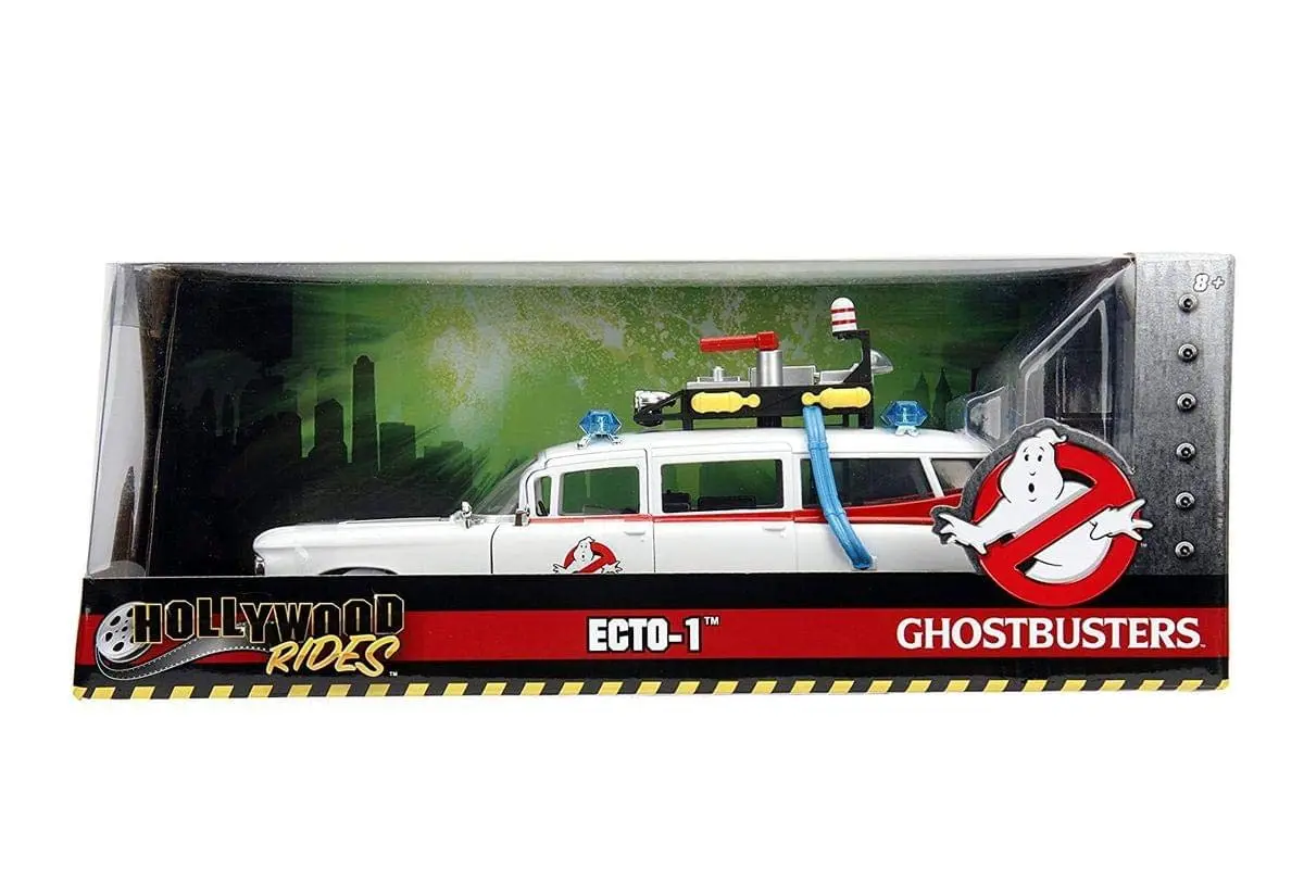 Jada Toys Hollywood Rides Ghostbusters ECTO-1 White 1:24 Scale | Die-Cast Collectible Vehicle for Kids & Collectors - view 3