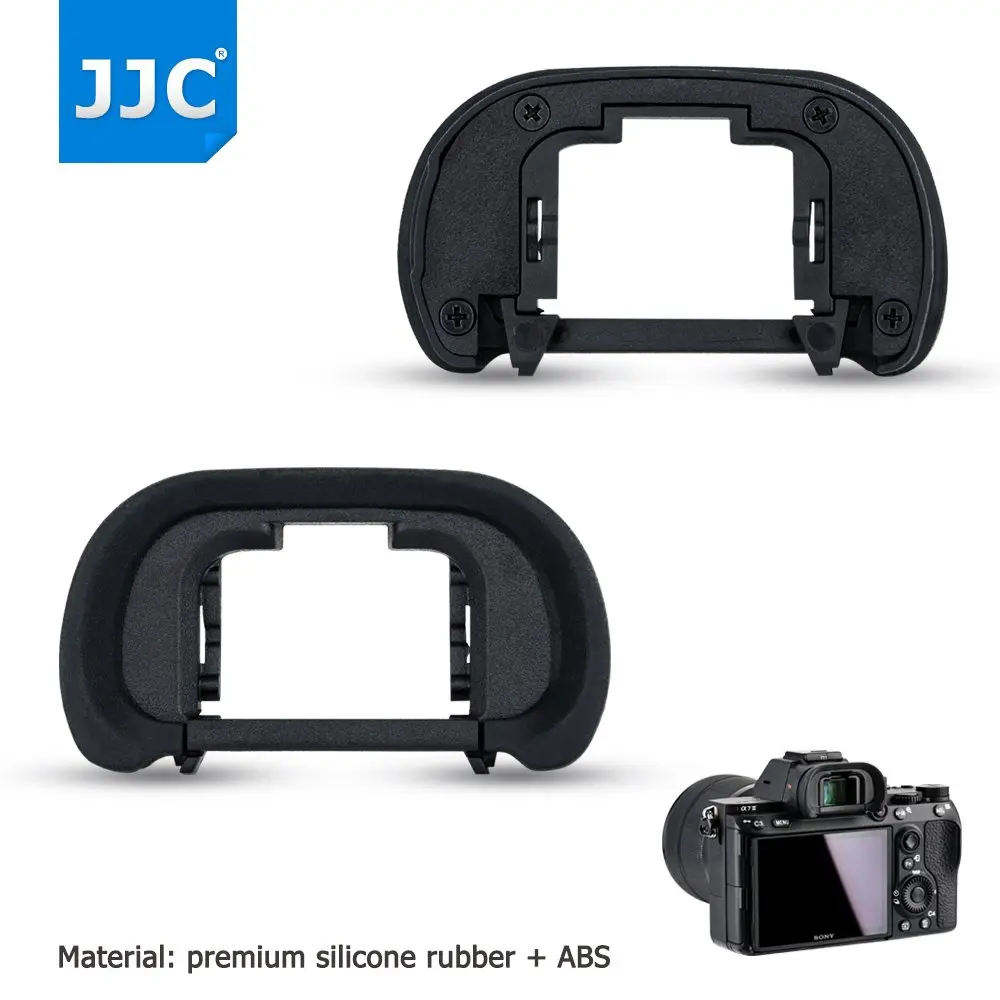 JJC 2 Pack Camera Eyecup for Sony A9II A7RIV A7RIII A7III A7RII A7SII A7II Cameras | Protects Viewfinder from Dust & Scratches - view 4