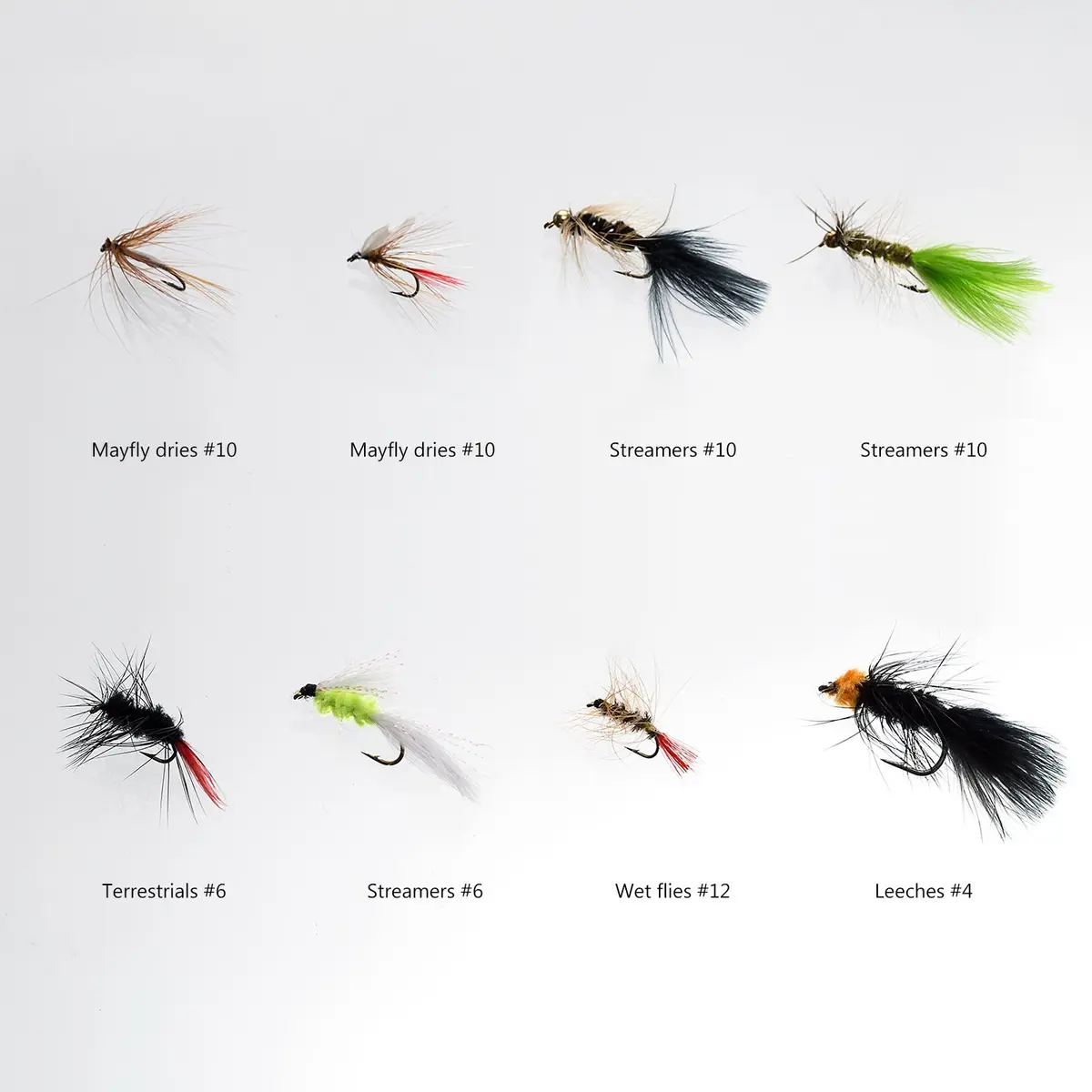 BASSDASH 64 pcs Fly Fishing Assorted Flies Kit with Magnetic Fly Box | Trout & Panfish Lures - view 3