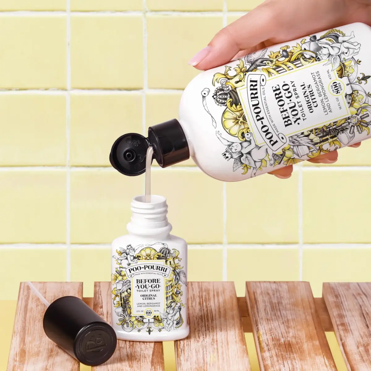 Poo-Pourri Before-You-Go Toilet Spray Original Citrus 10ml (0.34 Fl Oz) | Prevents Bathroom Odors - main product image