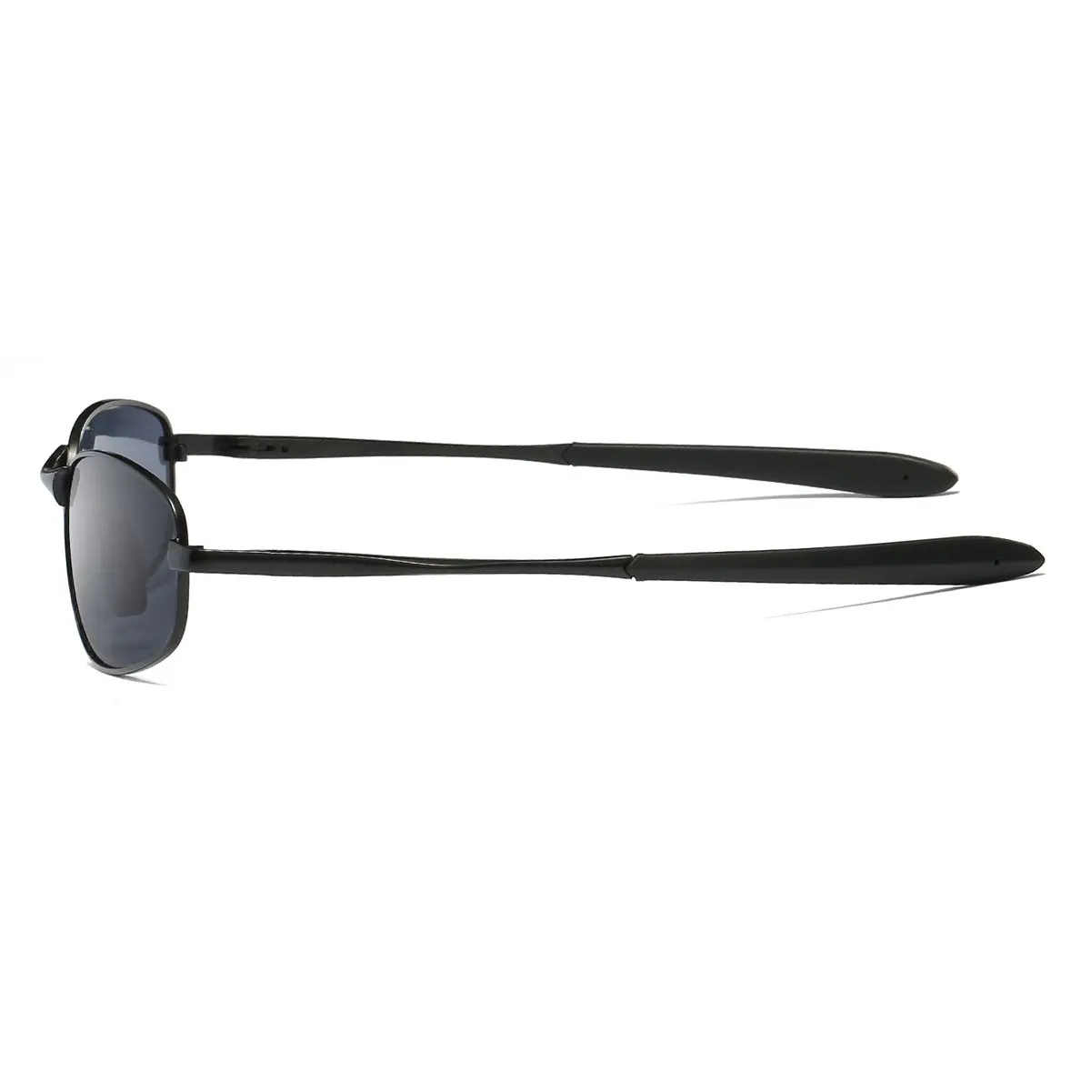 ZHILE Black Polarized Wrap Sunglasses 53mm (1.77 in) | UV400 Protection for Small Faces - view 3