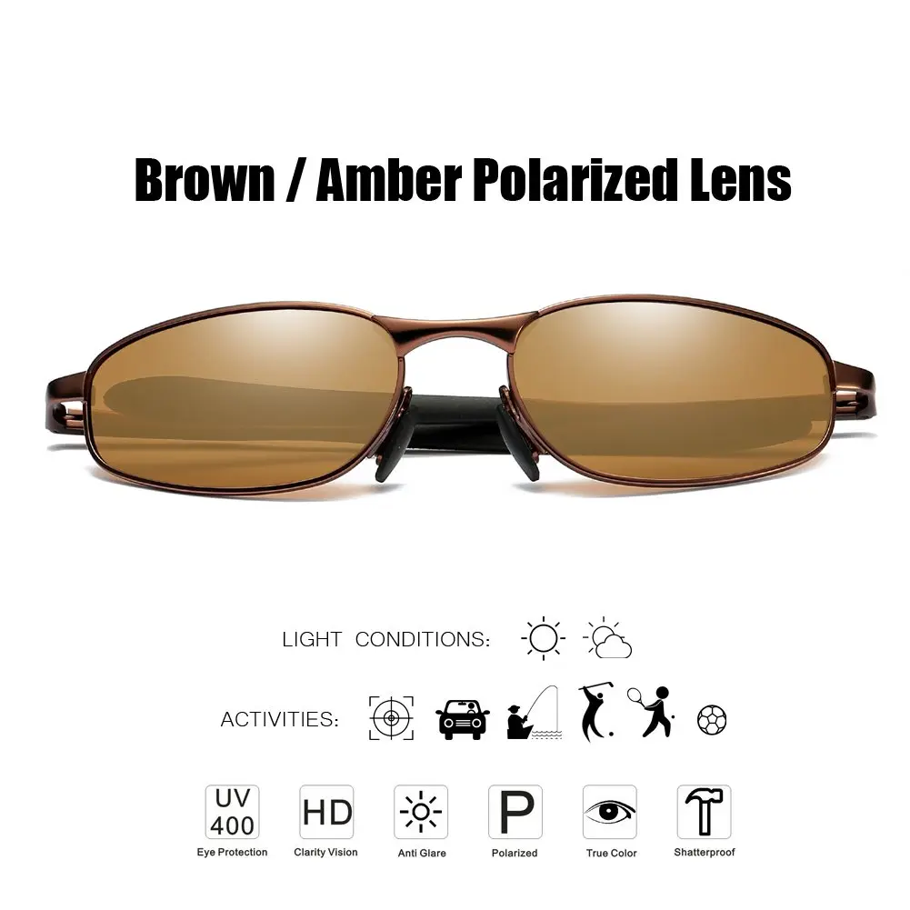 ZHILE Polarized Rectangular Wrap Sunglasses for Women 53mm (2.1 in) | UV400 Protection - view 2