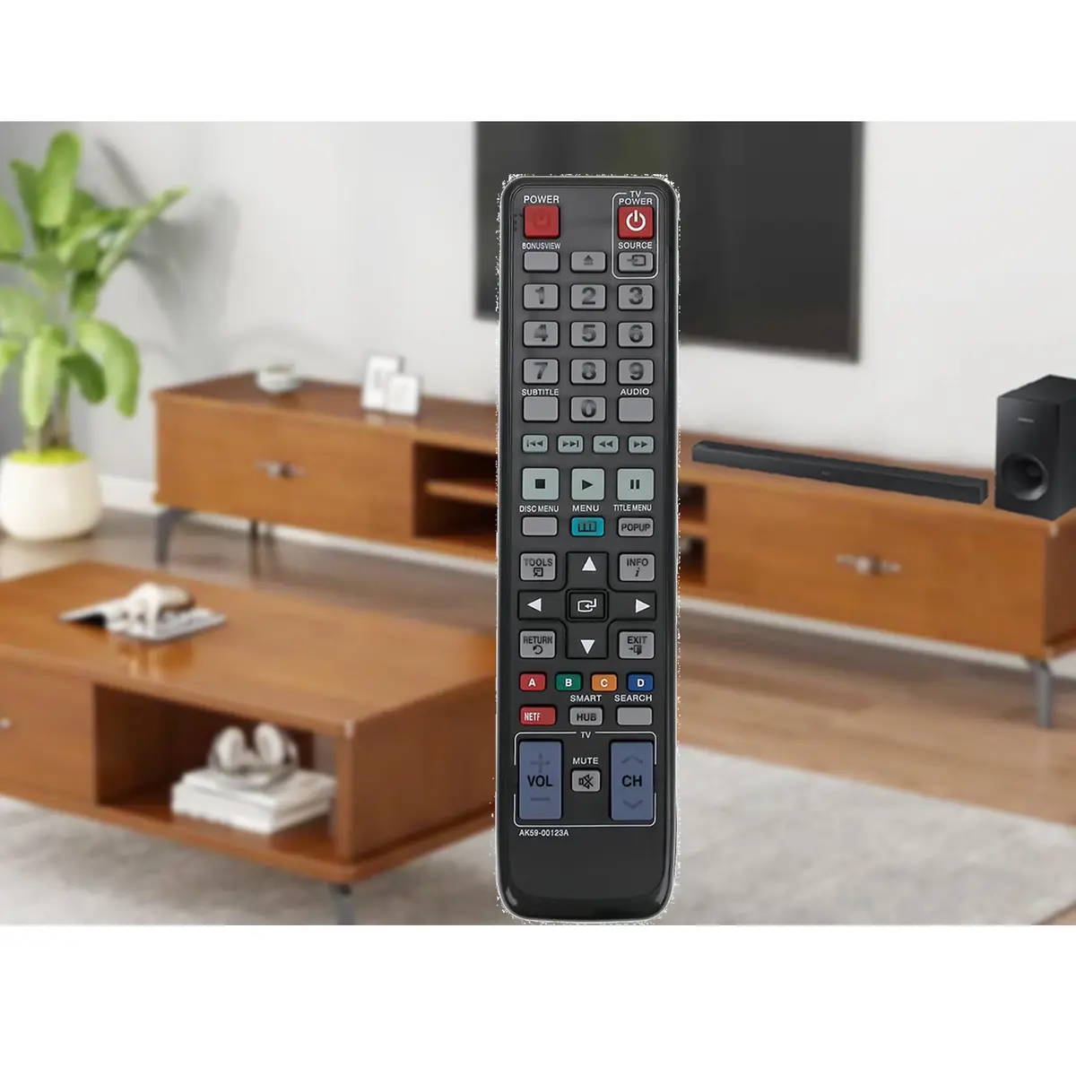 ZdalaMit Remote Control for Samsung BD-D5700 BD-D5700/ZA | No Programming Needed, 2 AAA Batteries - view 6